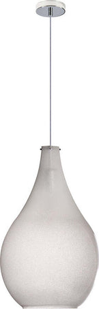 Sospensione-Contemporanea-Drop-Metallo-Cromo-Vetro-Grigio-1-Luce-E14-D.26Cm