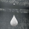 Sospensione-Contemporanea-Drop-Metallo-Cromo-Vetro-Grigio-1-Luce-E14-D.26Cm