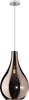 Sospensione-Contemporanea-Drop-Metallo-Cromo-Vetro-Rame-1-Luce-E14-D.22Cm