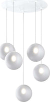 Sospensione-Contemporanea-Eclipse-Metallo-Bianco-Vetro-Bianco-Fog-5-Luci-G9