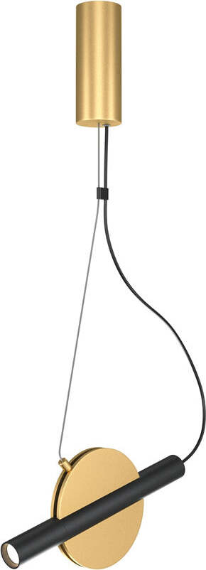 Sospensione-Contemporanea-Enigma-Led-Metallo-Ottone-Diffusore-Ottone