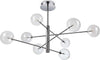 Sospensione-Contemporanea-Equinoxe-Metallo-Cromo-8-Luci-2W-3000K-Luce-Calda