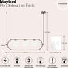 Sospensione-Contemporanea-Erich-In-Metallo-Nichel-3-Luci-E-Diffusori-Bianchi