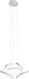 Sospensione-Contemporanea-Flower-Metallo-Bianco-Led-31W