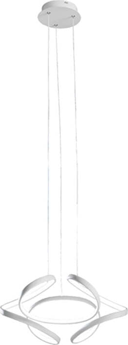 Sospensione-Contemporanea-Flower-Metallo-Bianco-Led-31W