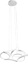 Sospensione-Contemporanea-Flower-Metallo-Bianco-Led-52W