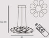 Sospensione-Contemporanea-Flower-Metallo-Bianco-Led-52W
