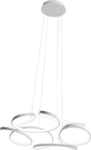 Sospensione-Contemporanea-Flower-Metallo-Bianco-Led-64W