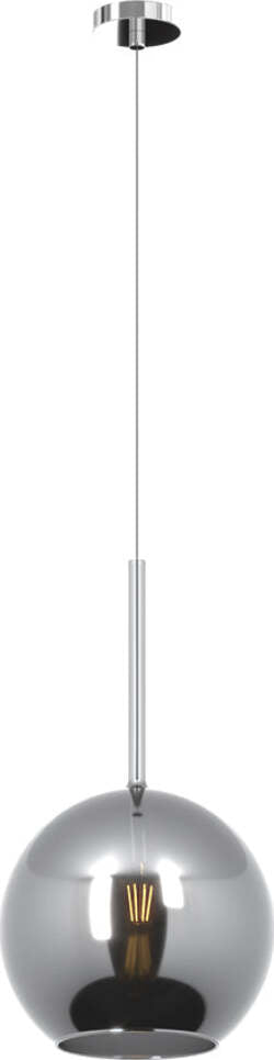 Sospensione-Contemporanea-Future-Metallo-Cromo-Vetro-Cromo-1-Luce-E27-D.25Cm