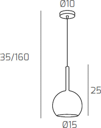 Sospensione-Contemporanea-Future-Metallo-Cromo-Vetro-Trasp.-1-Luce-E27-D.15Cm