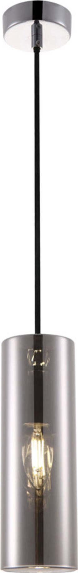 Sospensione-Contemporanea-Gioia-Metallo-Cromo-1-Luce-Diffusore-Vetro-Cromo