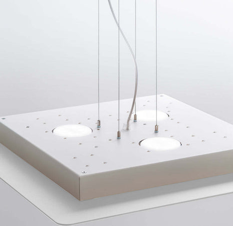 Sospensione-Contemporanea-Giselle-Metallo-Bianco-E-Diffusoretortora-3+7-Luci