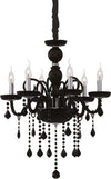 Sospensione-Contemporanea-Giudecca-Metallo-Cristallo-Nero-6-Luci-E14