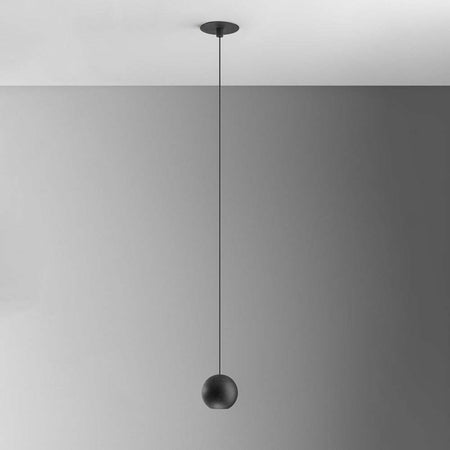 Sospensione-Contemporanea-Guya-Alluminio-Nero-Satinato-1-Luce-Led-Da-Incasso