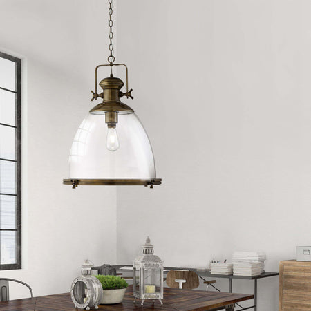 Sospensione-Contemporanea-Industriale-Acciaio-Adjustable-Vetro-Trasparente-E27