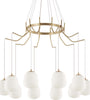 Sospensione-Contemporanea-Karousel-Metallo-Ottone-10-Luci-G9-3W-3000K-Luce-Calda