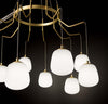 Sospensione-Contemporanea-Karousel-Metallo-Ottone-10-Luci-G9-3W-3000K-Luce-Calda