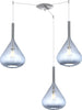 Sospensione-Contemporanea-Kona-Metallo-Cromo-Vetro-Blu-3-Luci-E27
