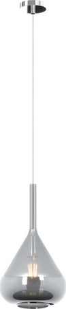 Sospensione-Contemporanea-Kona-Metallo-Cromo-Vetro-Fumè-1-Luce-E27