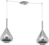 Sospensione-Contemporanea-Kona-Metallo-Cromo-Vetro-Fumè-2-Luci-E27