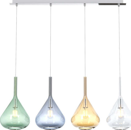 Sospensione-Contemporanea-Kona-Metallo-Cromo-Vetro-Multicolor-4-Luci-E27