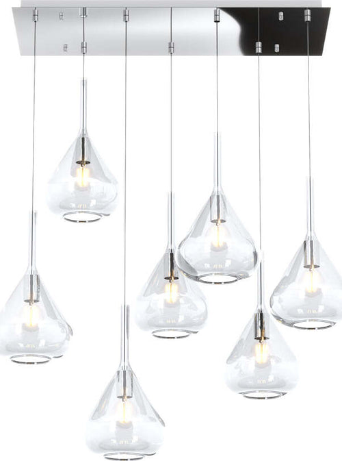 Sospensione-Contemporanea-Kona-Metallo-Cromo-Vetro-Trasparente-7-Luci-E27