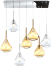Sospensione-Contemporanea-Kona-Metallo-Cromo-Vetro-Trasparente-Ambra-7-Luci-E27