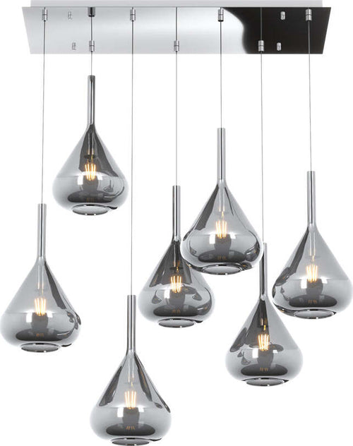 Sospensione-Contemporanea-Kona-Metallo-Fumè-Vetro-Cromo-7-Luci-E27