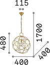 Sospensione-Contemporanea-Konse-Metallo-Oro-1-Luce-E27