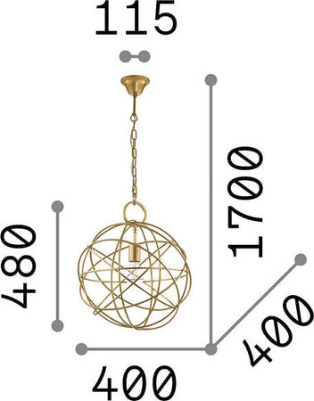 Sospensione-Contemporanea-Konse-Metallo-Oro-1-Luce-E27