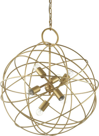 Sospensione-Contemporanea-Konse-Metallo-Oro-6-Luci-E27