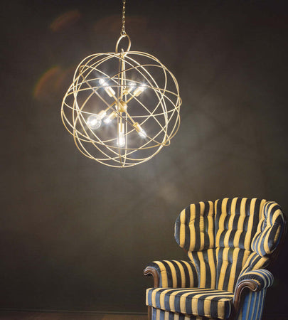 Sospensione-Contemporanea-Konse-Metallo-Oro-6-Luci-E27