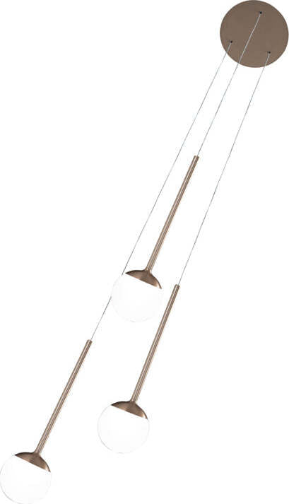 Sospensione-Contemporanea-Lollypop-Metallo-Oro-Rosato-Led-35W