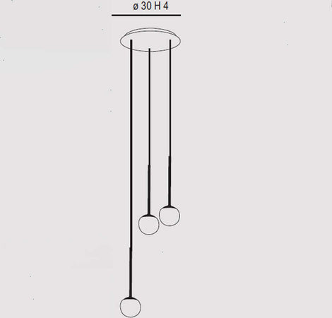 Sospensione-Contemporanea-Lollypop-Metallo-Oro-Rosato-Led-35W