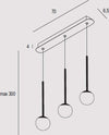 Sospensione-Contemporanea-Lollypop-Rosone-Rett.-Metallo-Nero-Led-21W