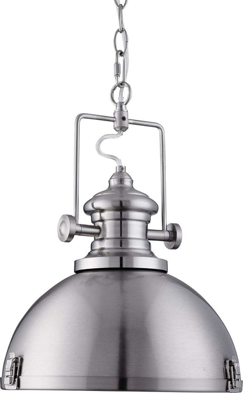 Sospensione-Contemporanea-Louisiana-Acciaio-Argento-Policarbonato-1-Luce-E27