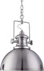 Sospensione-Contemporanea-Louisiana-Acciaio-Argento-Policarbonato-1-Luce-E27