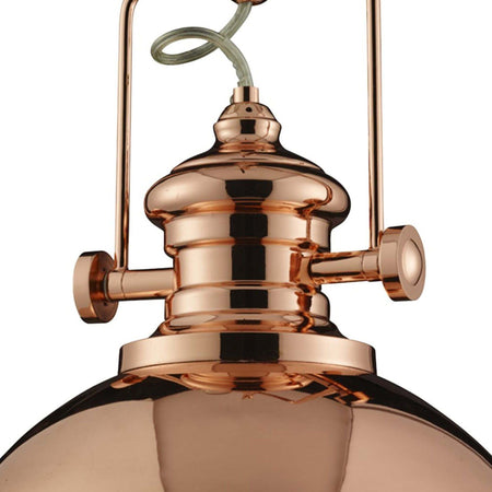 Sospensione-Contemporanea-Louisiana-Acciaio-Rame-Policarbonato-1-Luce-E27