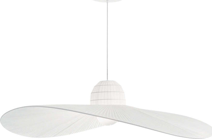 Sospensione-Contemporanea-Madame-Tessuto-Bianco-1-Luce-E27