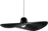 Sospensione-Contemporanea-Madame-Tessuto-Nero-1-Luce-E27