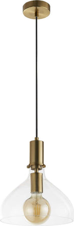 Sospensione-Contemporanea-Margherita-Acciaio-Ottone-Vetro-1-Luce-E27