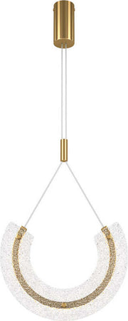 Sospensione-Contemporanea-Maya-Alluminio-Oro-1-Luce-Diffusore-Vetro