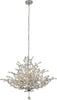 Sospensione-Contemporanea-Mazzo-Acciaio-Cromo-Vetro-Trasparente-11-Luce-E14