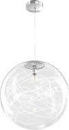 Sospensione-Contemporanea-Moon-Metallo-Cromo-Vetro-Bianco-1-Luce-E27-D.40Cm