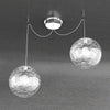 Sospensione-Contemporanea-Moon-Metallo-Cromo-Vetro-Bianco-2-Luci-E27-D.30Cm