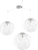 Sospensione-Contemporanea-Moon-Metallo-Cromo-Vetro-Bianco-3-Luci-E27-D.30Cm