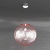 Sospensione-Contemporanea-Moon-Metallo-Cromo-Vetro-Rosso-1-Luce-E27-D.40Cm