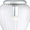 Sospensione-Contemporanea-Mosca-Acciaio-Cromo-Vetro-Trasparente-1-Luce-E27