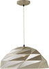 Sospensione-Contemporanea-Origami-Cupola-Ferro-Oro-1-Luce-E27