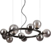 Sospensione-Contemporanea-Perlage-Metallo-Nero-11-Luci-G9-3W-3000K-Luce-Calda
